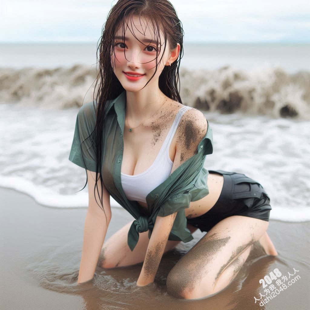海滩上的尤物：湿身诱惑，令人窒息的性感(11)