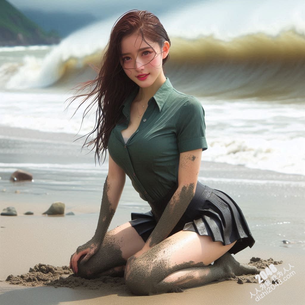 海滩上的尤物：湿身诱惑，令人窒息的性感(15)