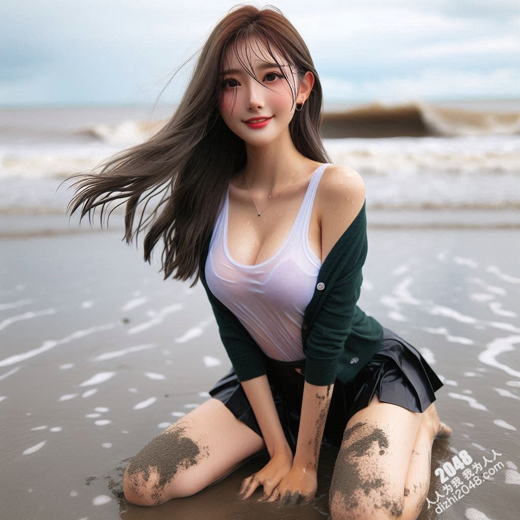 海滩上的尤物：湿身诱惑，令人窒息的性感(17)