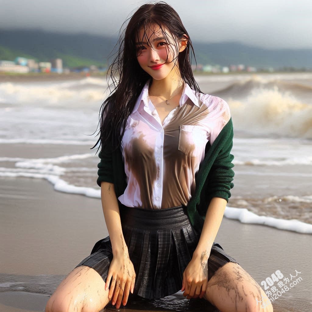 海滩上的尤物：湿身诱惑，令人窒息的性感(18)