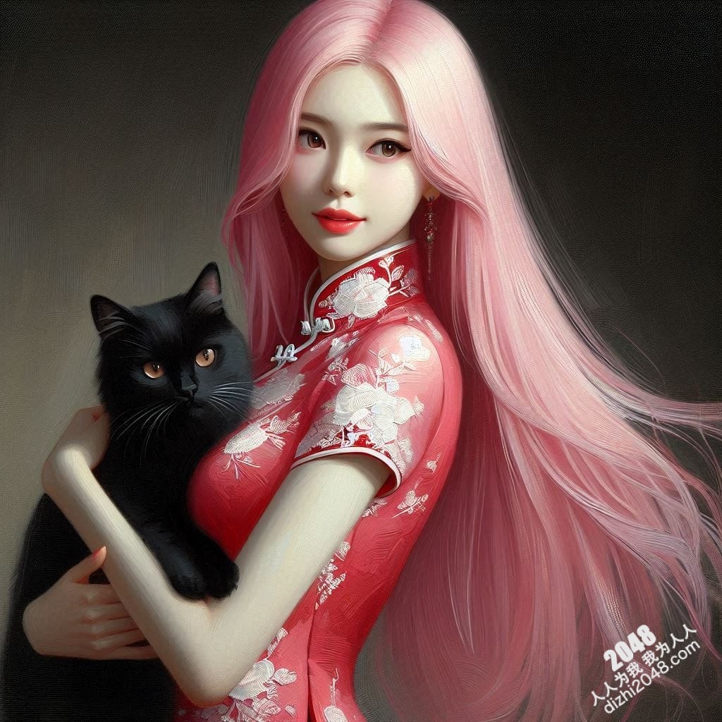 旗袍美女与黑猫的暧昧夜：一场禁忌的温柔缠绵(5)