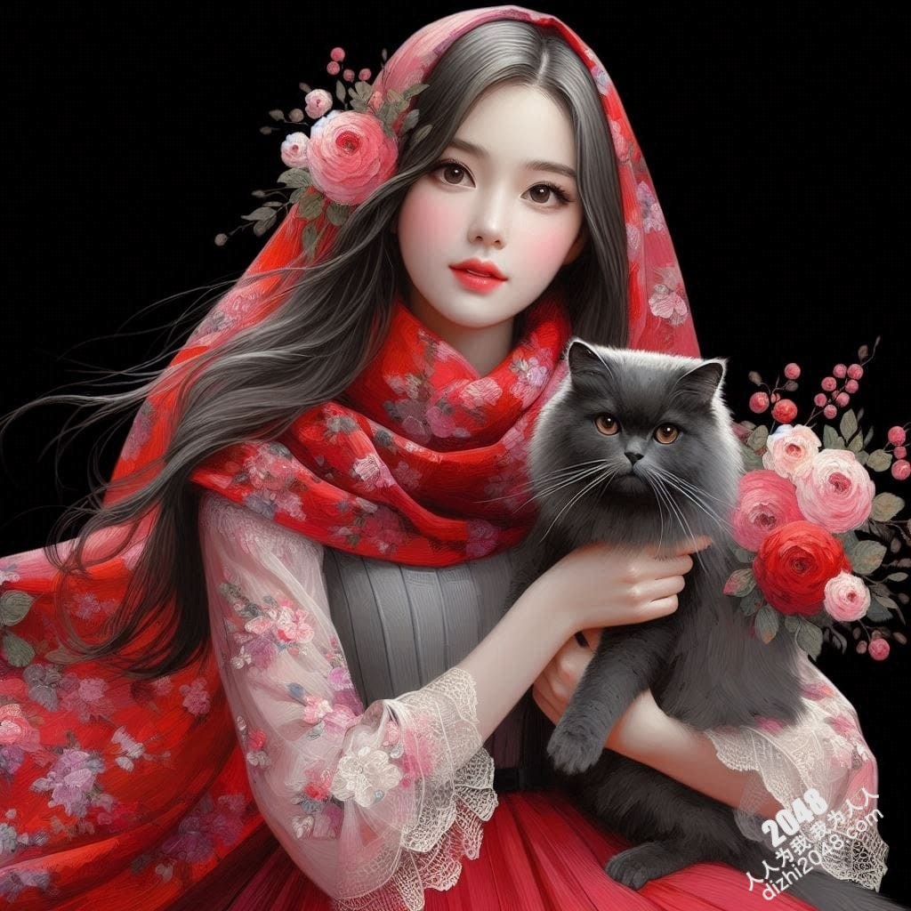 旗袍美女与黑猫的暧昧夜：一场禁忌的温柔缠绵(11)