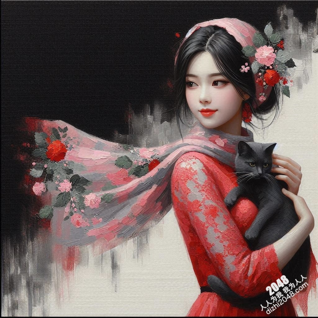 旗袍美女与黑猫的暧昧夜：一场禁忌的温柔缠绵(17)