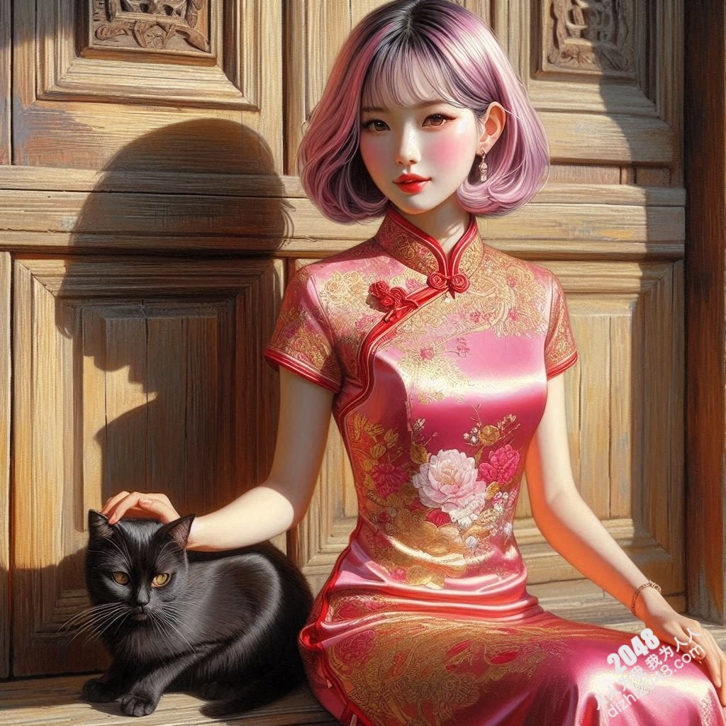 旗袍美女与黑猫的暧昧夜：一场禁忌的温柔缠绵(19)