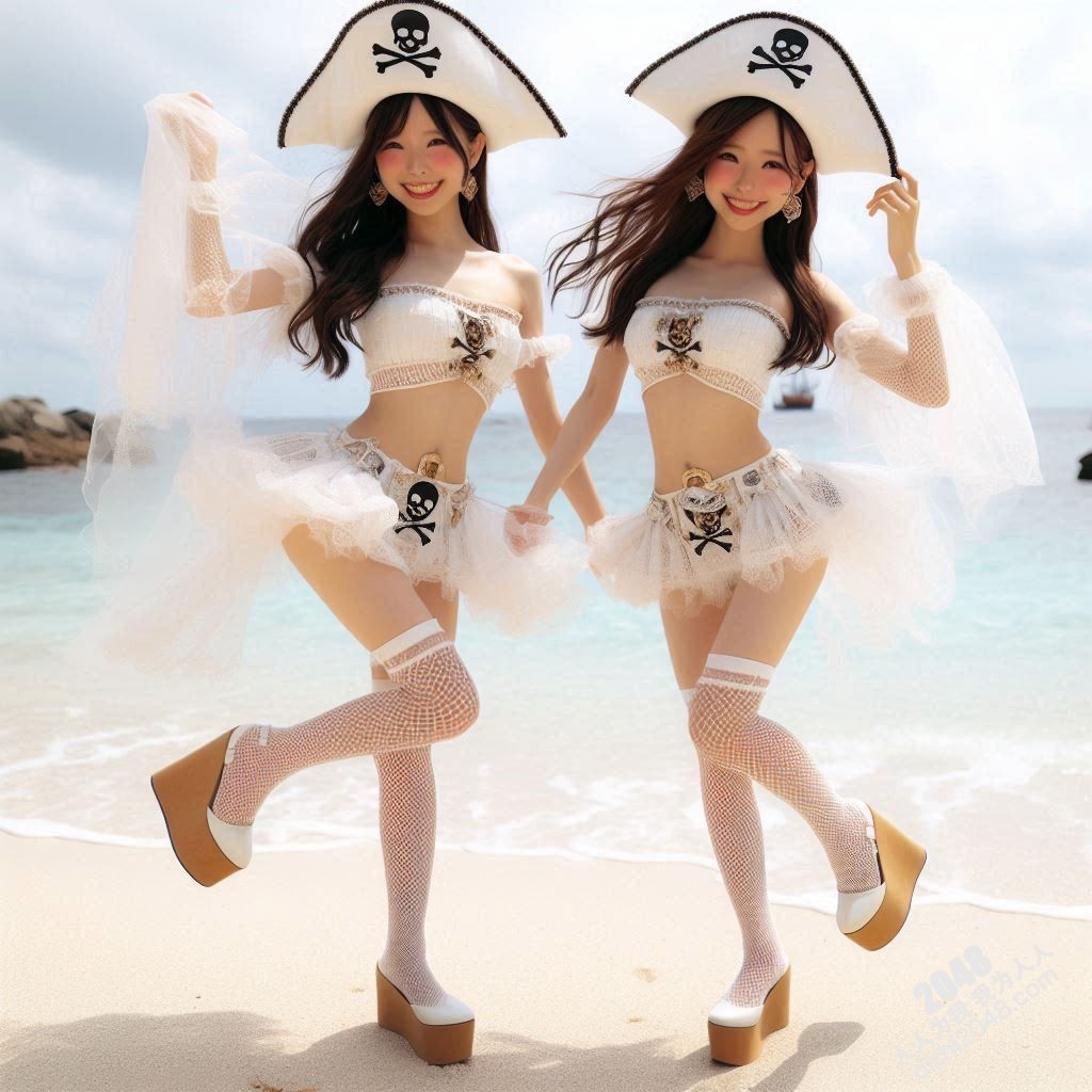 海滩上的黑色诱惑：双胞胎海盗宝贝的阳光假日(13)