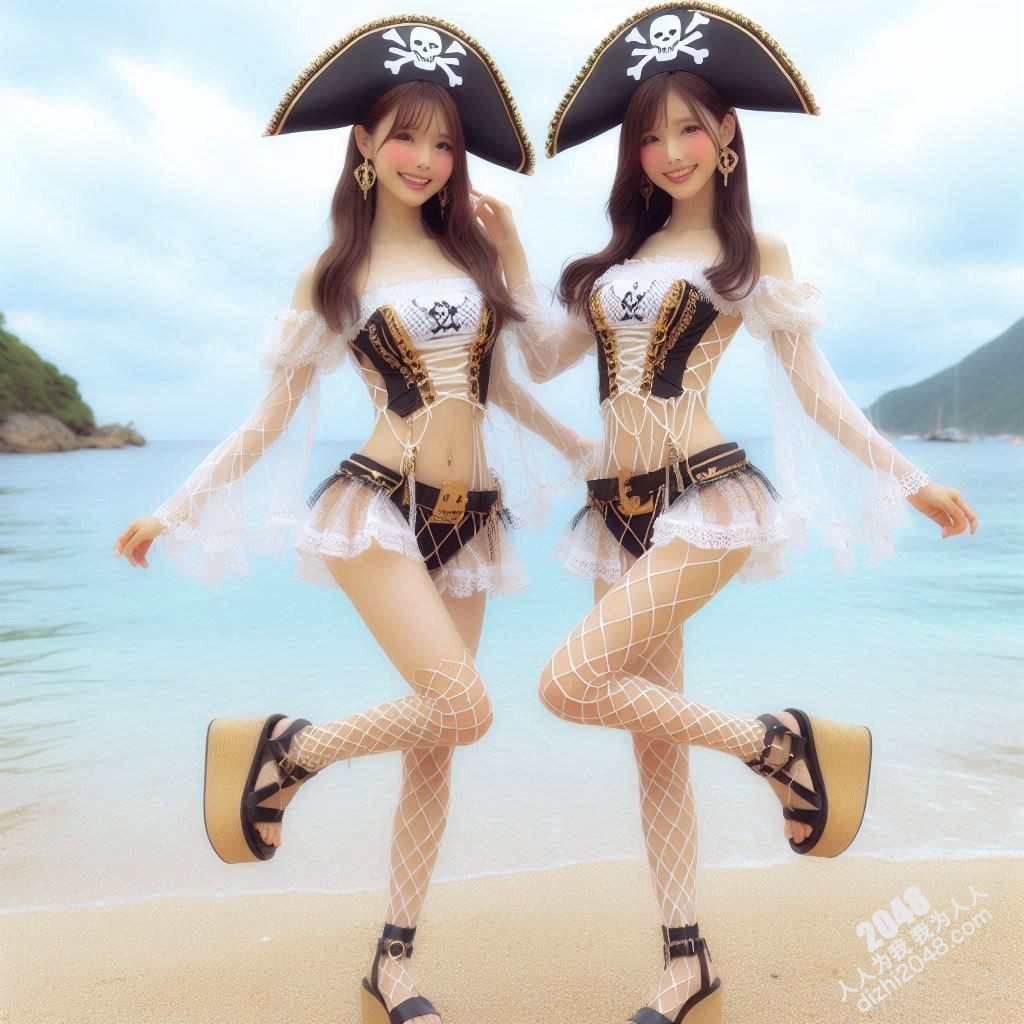海滩上的黑色诱惑：双胞胎海盗宝贝的阳光假日(14)