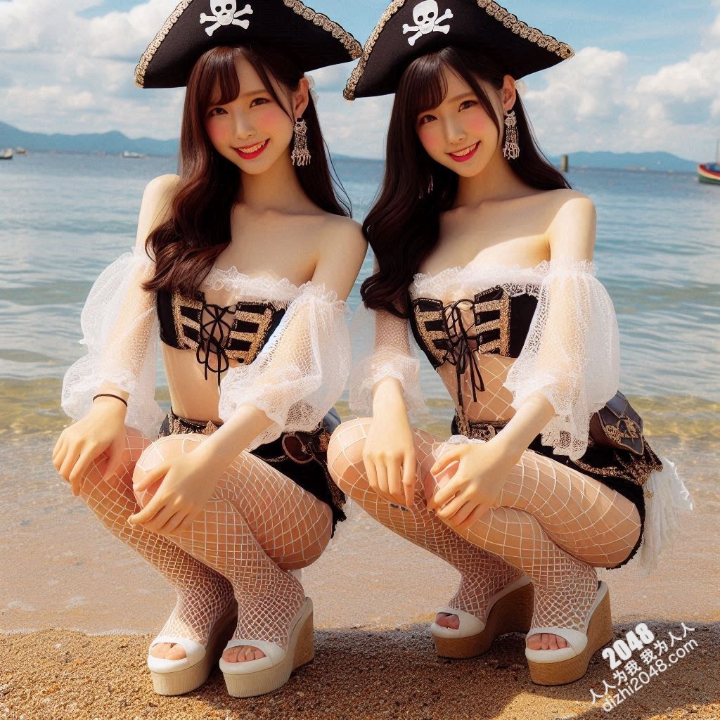 海滩上的黑色诱惑：双胞胎海盗宝贝的阳光假日(21)