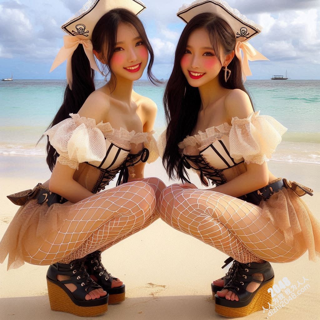 海滩上的黑色诱惑：双胞胎海盗宝贝的阳光假日(40)