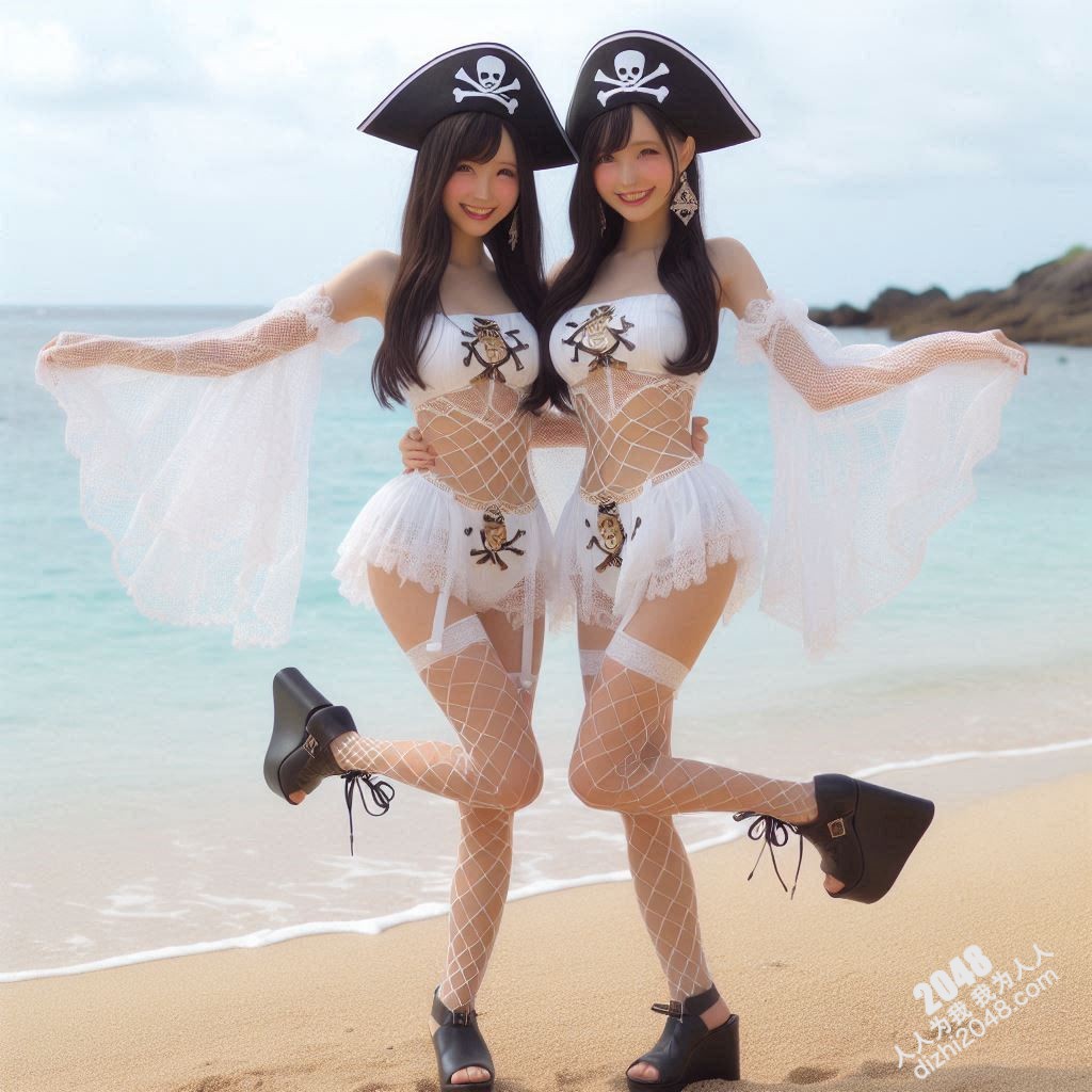 海滩上的黑色诱惑：双胞胎海盗宝贝的阳光假日(42)
