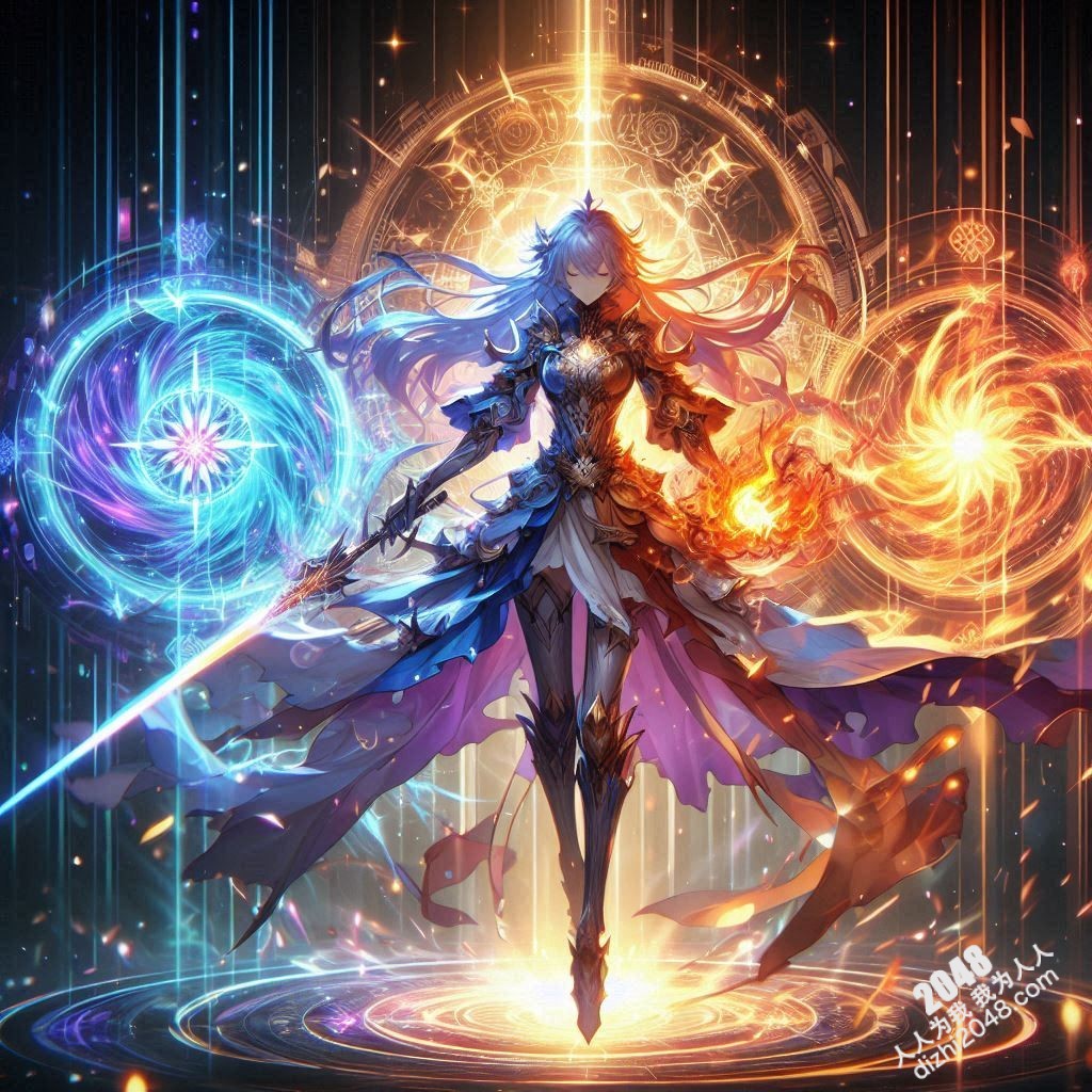 战斗女神：光明与烈焰的交响曲—一位女神的魅惑与力量
