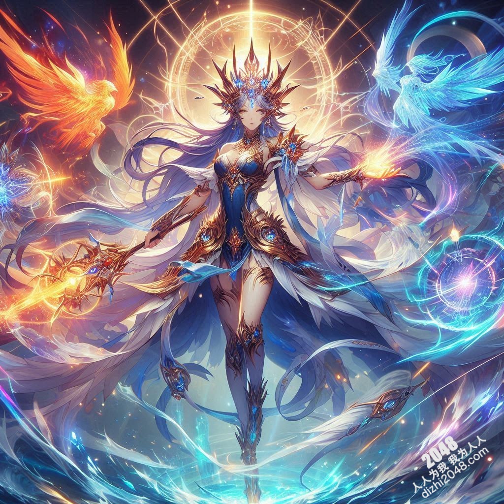 战斗女神：光明与烈焰的交响曲—一位女神的魅惑与力量(23)