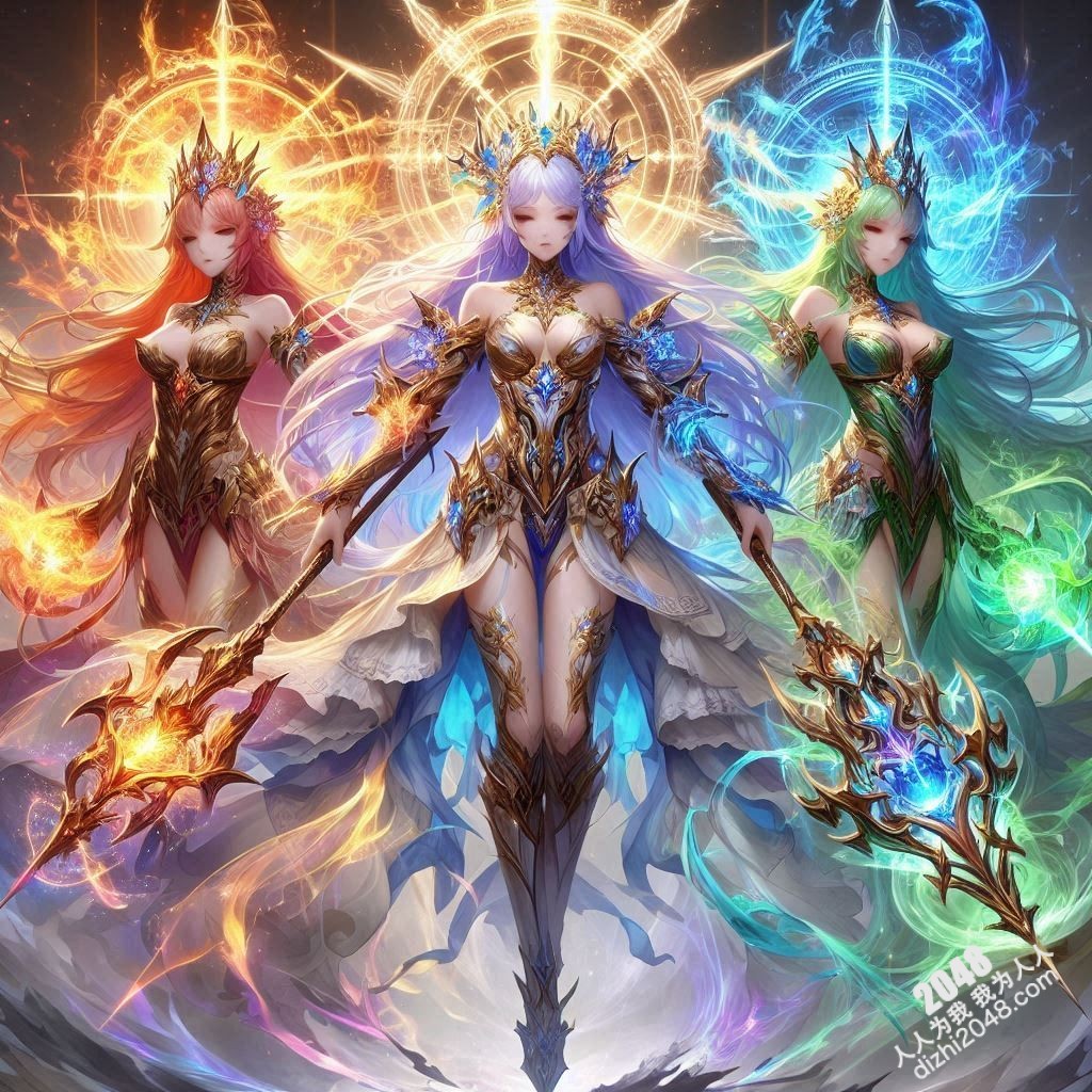 战斗女神：光明与烈焰的交响曲—一位女神的魅惑与力量(30)