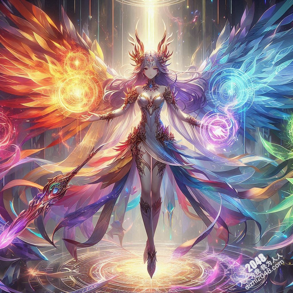 战斗女神：光明与烈焰的交响曲—一位女神的魅惑与力量(44)