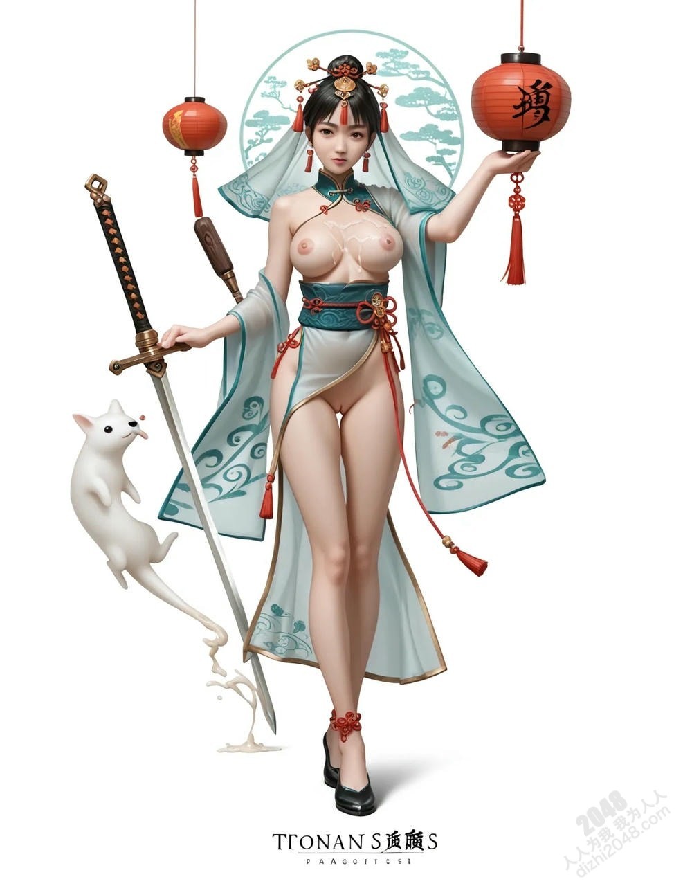 中式古典仙侠：绝色少女的禁忌之美(23)