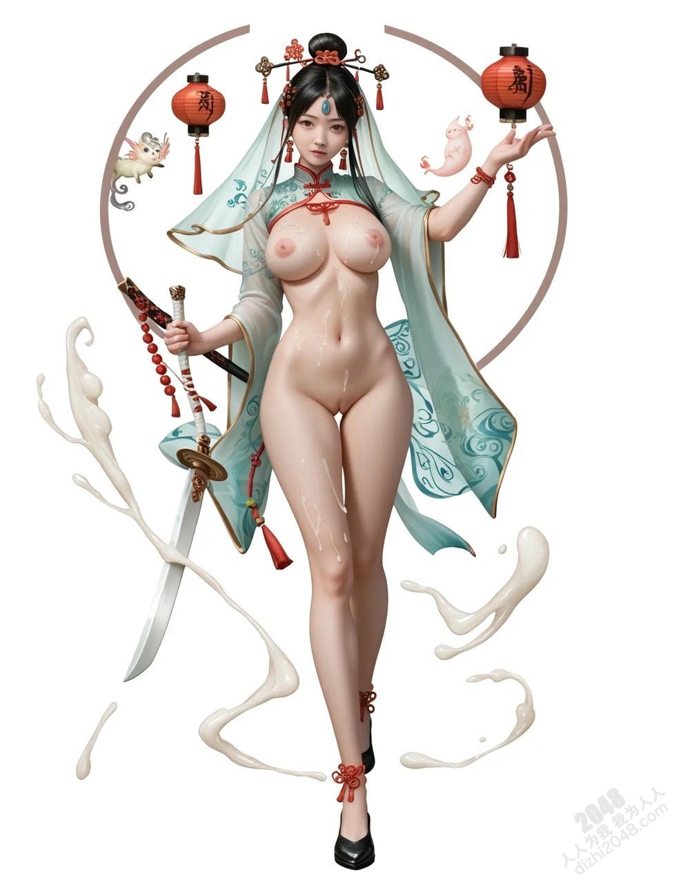 中式古典仙侠：绝色少女的禁忌之美(22)