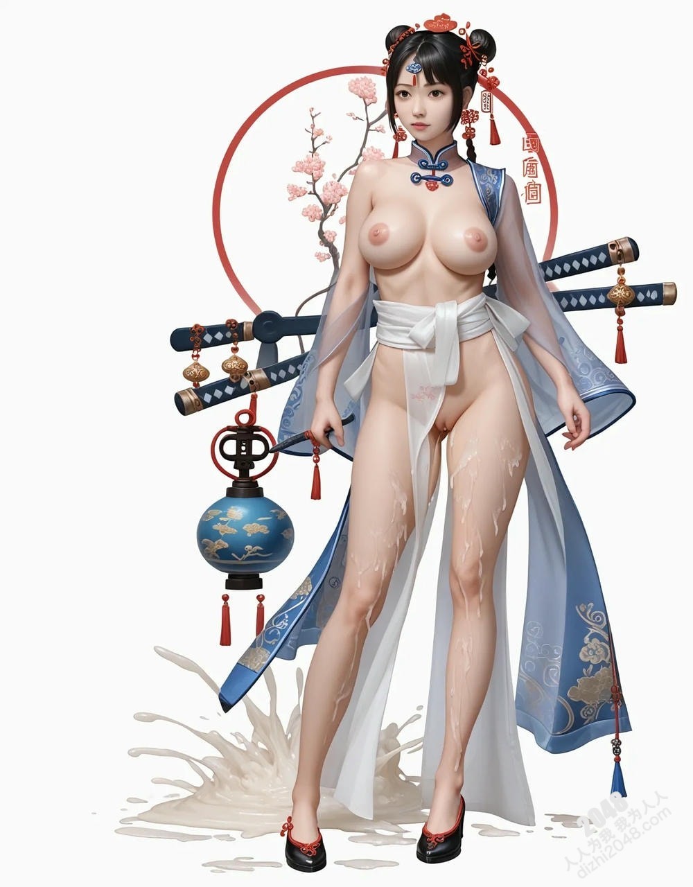 中式古典仙侠：绝色少女的禁忌之美(25)