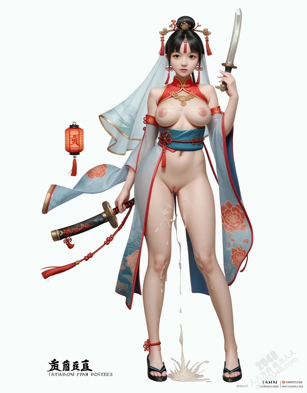 绝色佳人：中式古風仙俠少女的誘惑