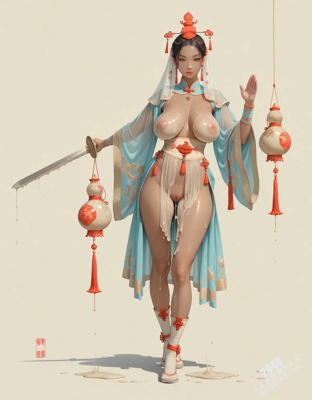 绝色佳人：中式古風仙俠少女的誘惑(25)