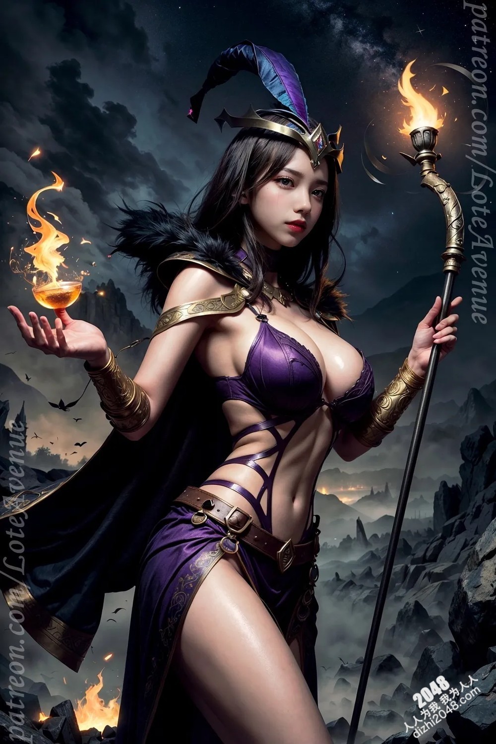 Rurina魅惑女巫Cosplay：洛特大陆的禁忌之恋(2)