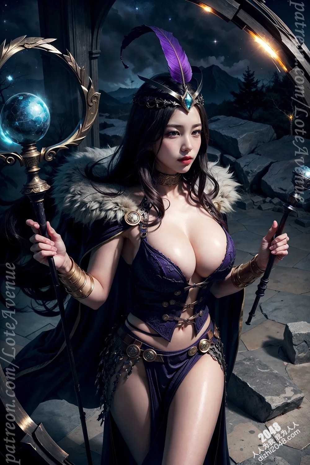 Rurina魅惑女巫Cosplay：洛特大陆的禁忌之恋(3)