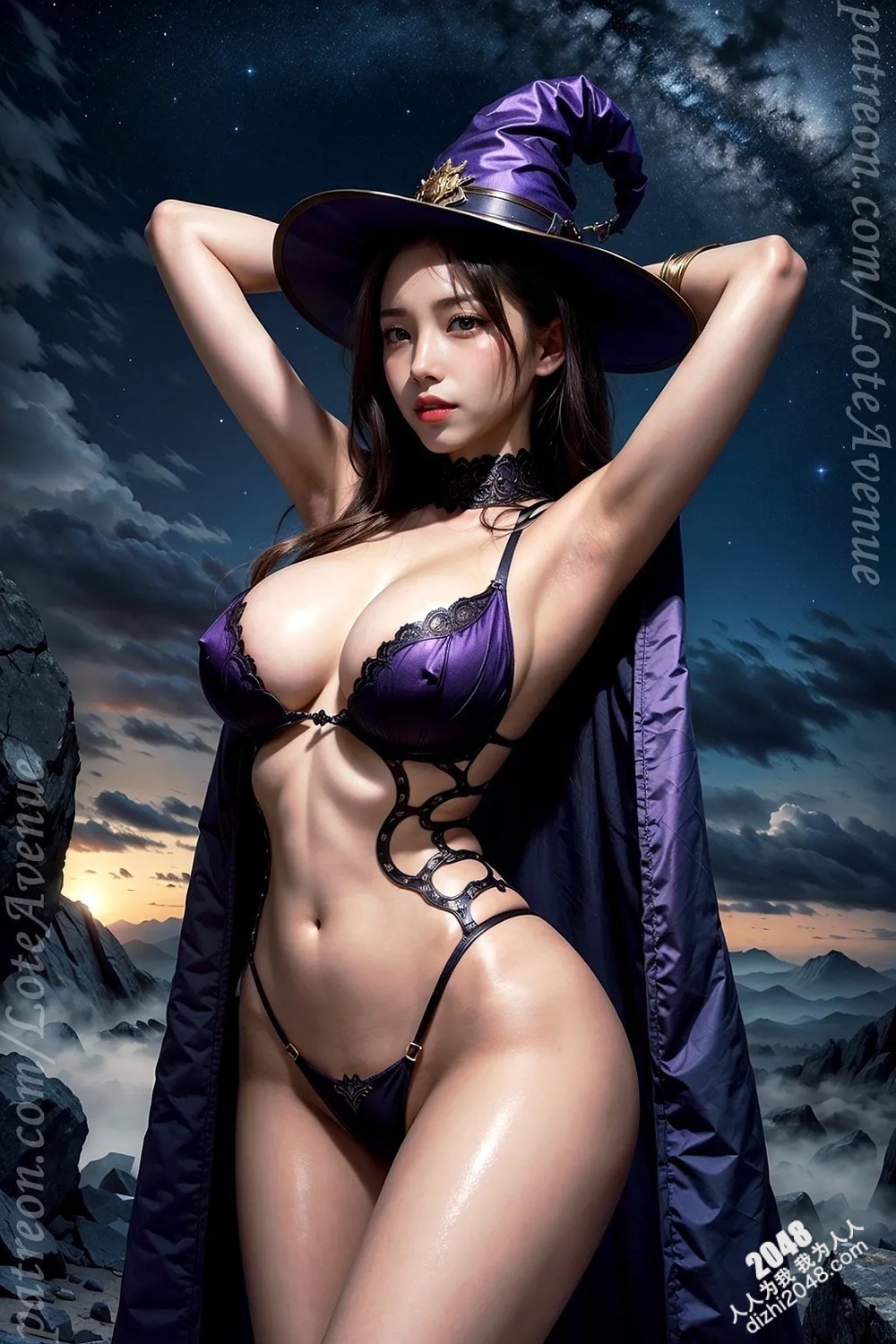 Rurina魅惑女巫Cosplay：洛特大陆的禁忌之恋(32)