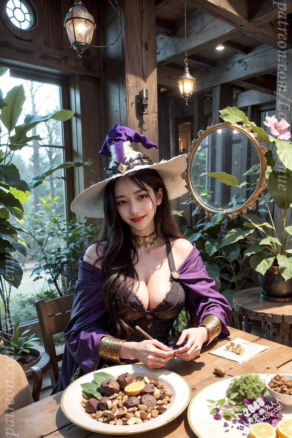 Rurina魅惑女巫Cosplay：洛特大陆的禁忌之恋(43)