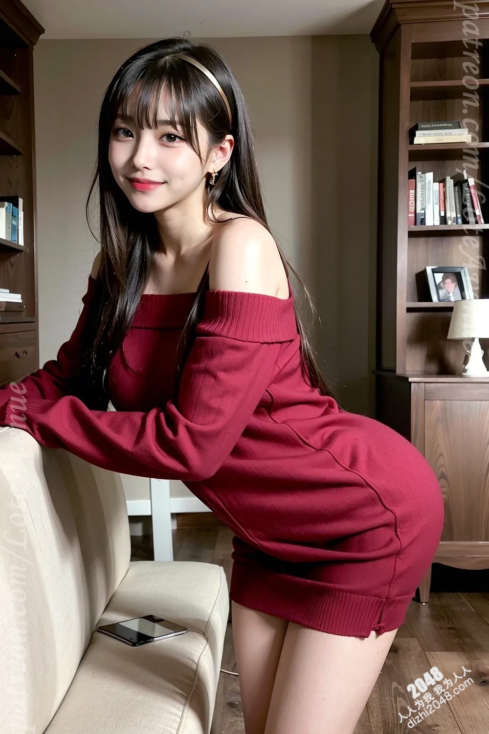 洛特大街的黑色女王：Rurina的致命诱惑，皮革短裙下的秘密，[高清图集](15)