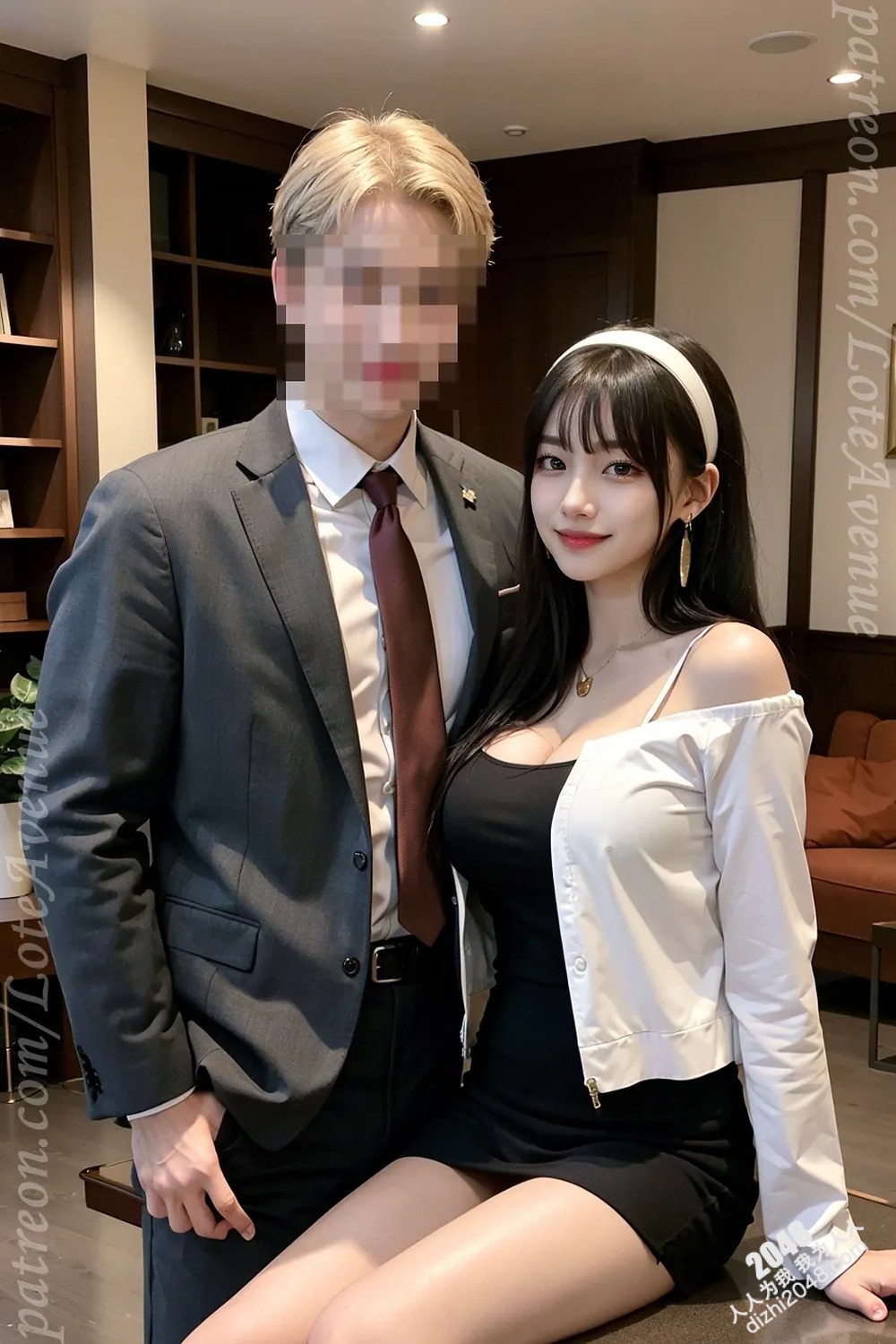 洛特大街的黑色女王：Rurina的致命诱惑，皮革短裙下的秘密，[高清图集](42)