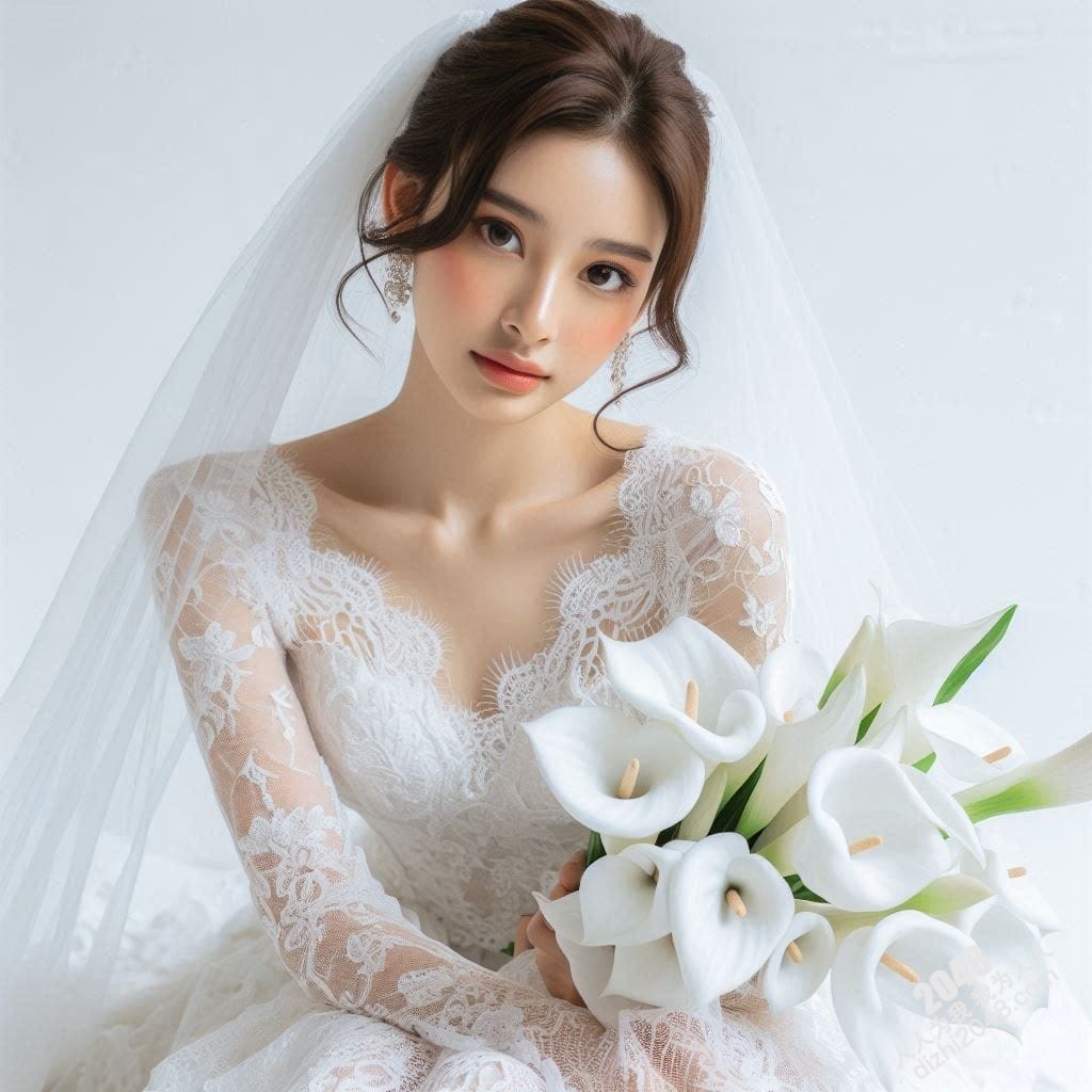 新娘写真：纯白婚纱下的性感诱惑—北京婚纱摄影