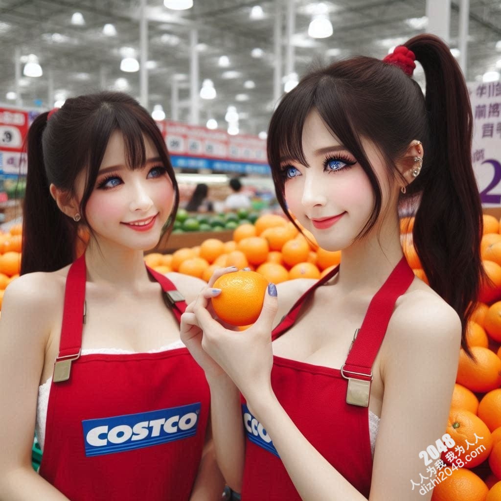 好市多蜜橘女孩：夏日诱惑，甜美与性感的碰撞
