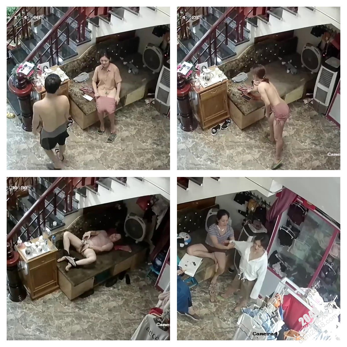 黑客破解家庭网络摄像头偷拍✅骚婆婆与漂亮儿媳妇的终极反差貌似儿子背地里还和婆婆乱L