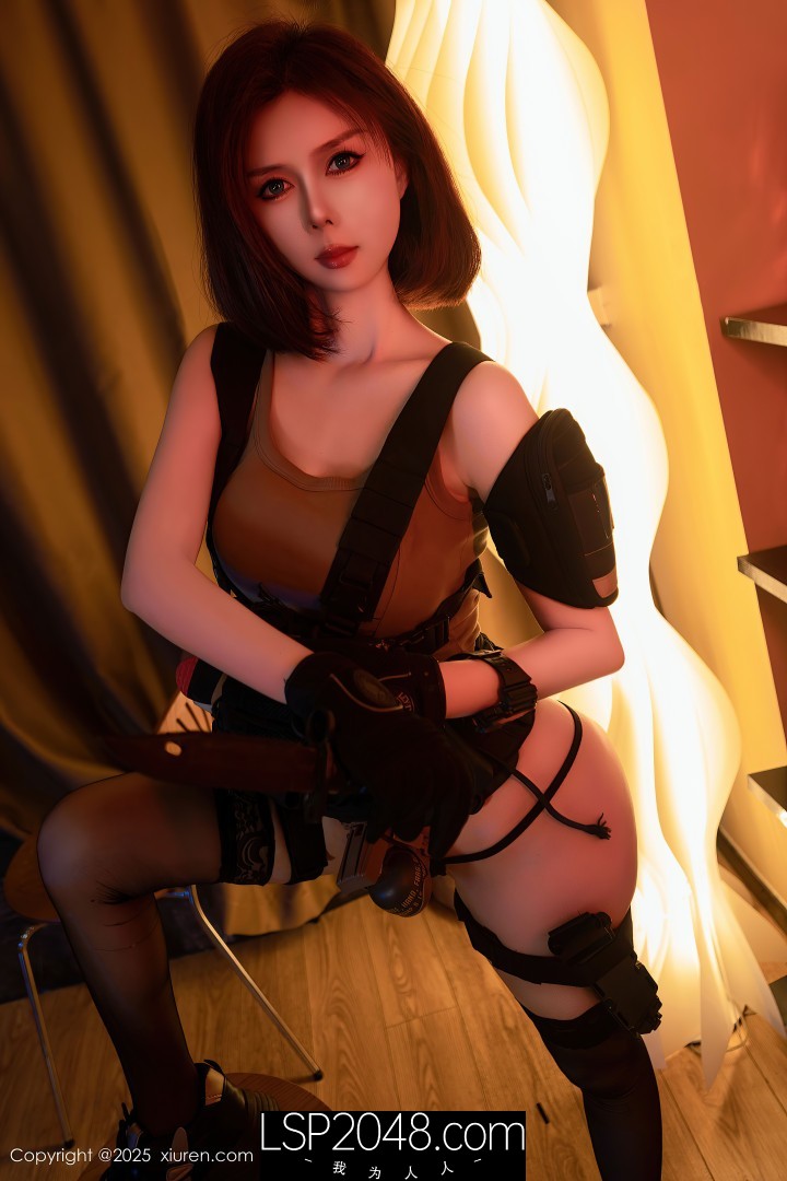 白芷yy性感美女战士装扮黑色内衣配黑丝袜秀曼妙身姿【94P/867MB】