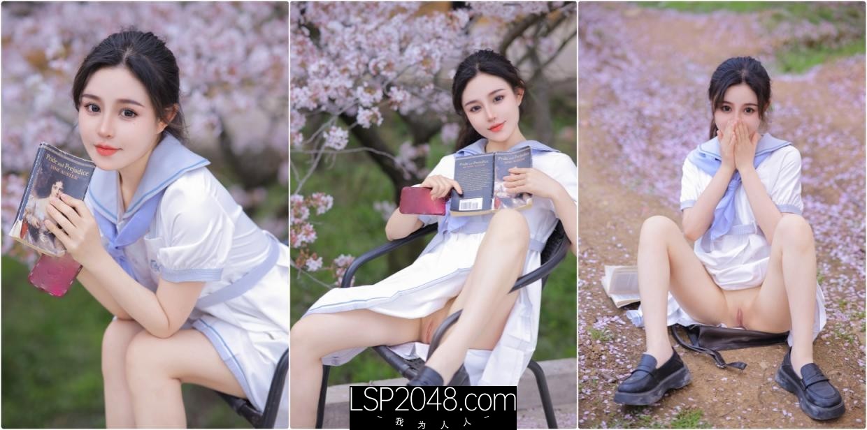 超美颜值女神『桃暖酱』☀在去上学的路上 美少女洋溢青春淫情 户外露出美妙胴体 美景佳人樱花粉嫩穴更粉