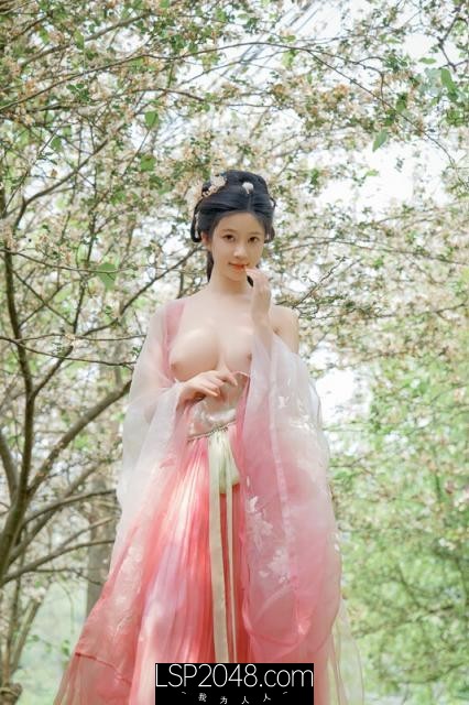 ⚫️⚫️☀胸模「年年」海棠仙唯美汉服 王爷府的千金大小姐 完美比率酥乳 脱俗气质哺育天下